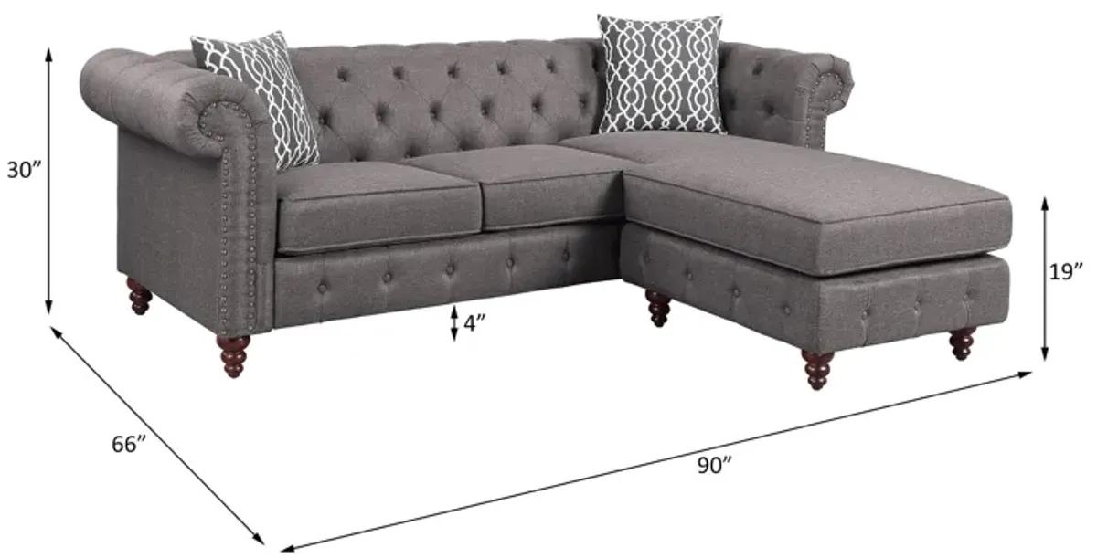 Waldina - Reversible Sectional Sofa