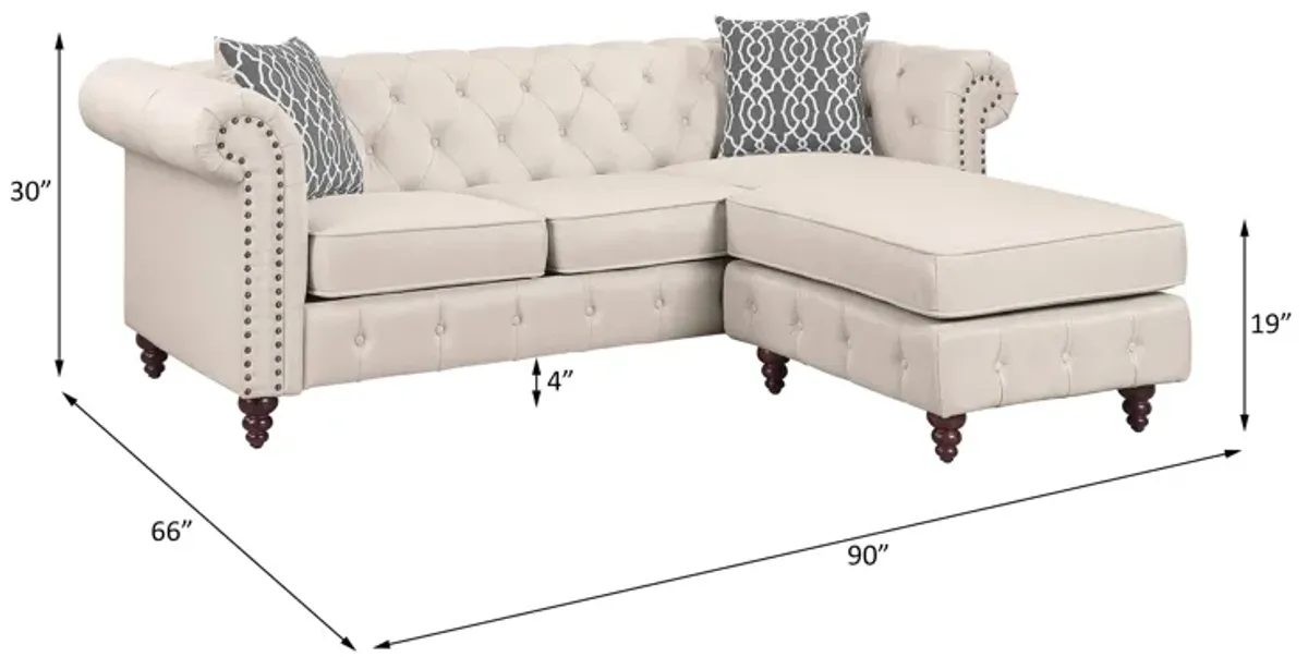 Waldina - Reversible Sectional Sofa