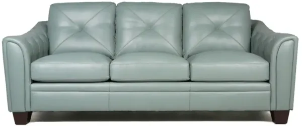 Modern Tufted Leather Sofa