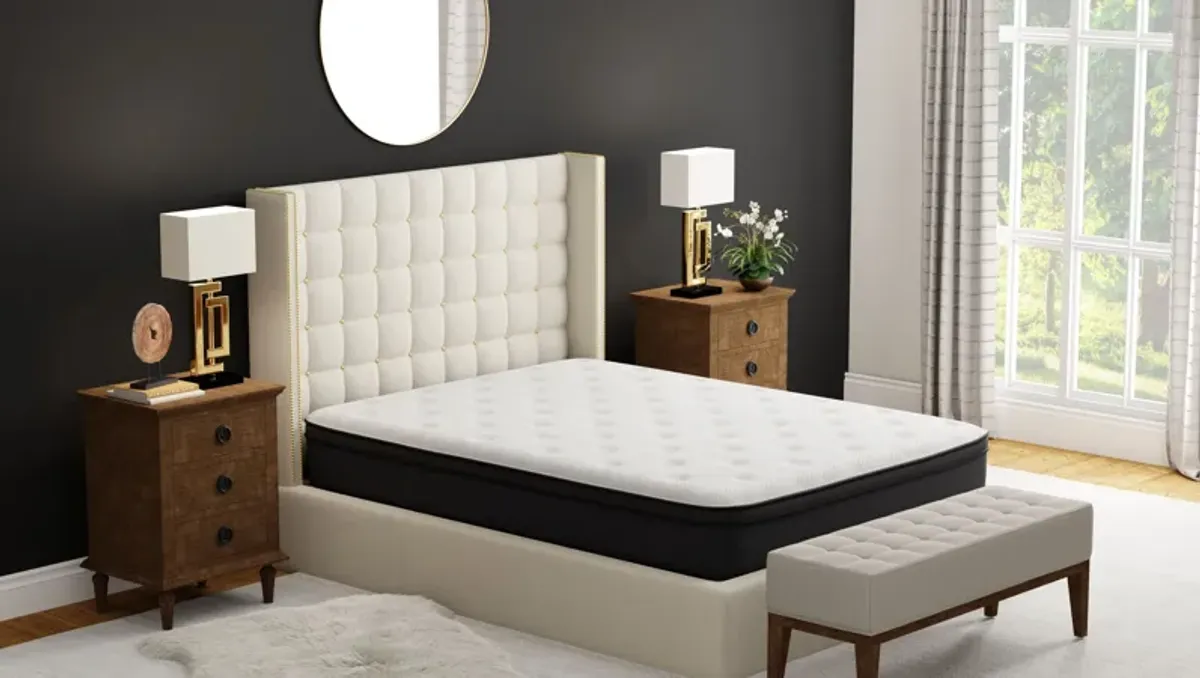 12" Euro Top Hybrid Memory Foam Mattress