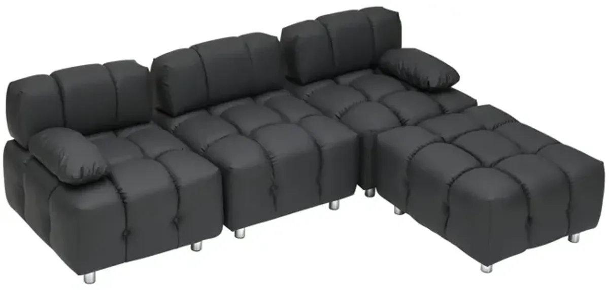 Technology Cloth Sofa, Waterproof, Stain And Cat Scratch Resistant, Can Comfortably Sit In The Apartment Bedroom Without Taking Up Space