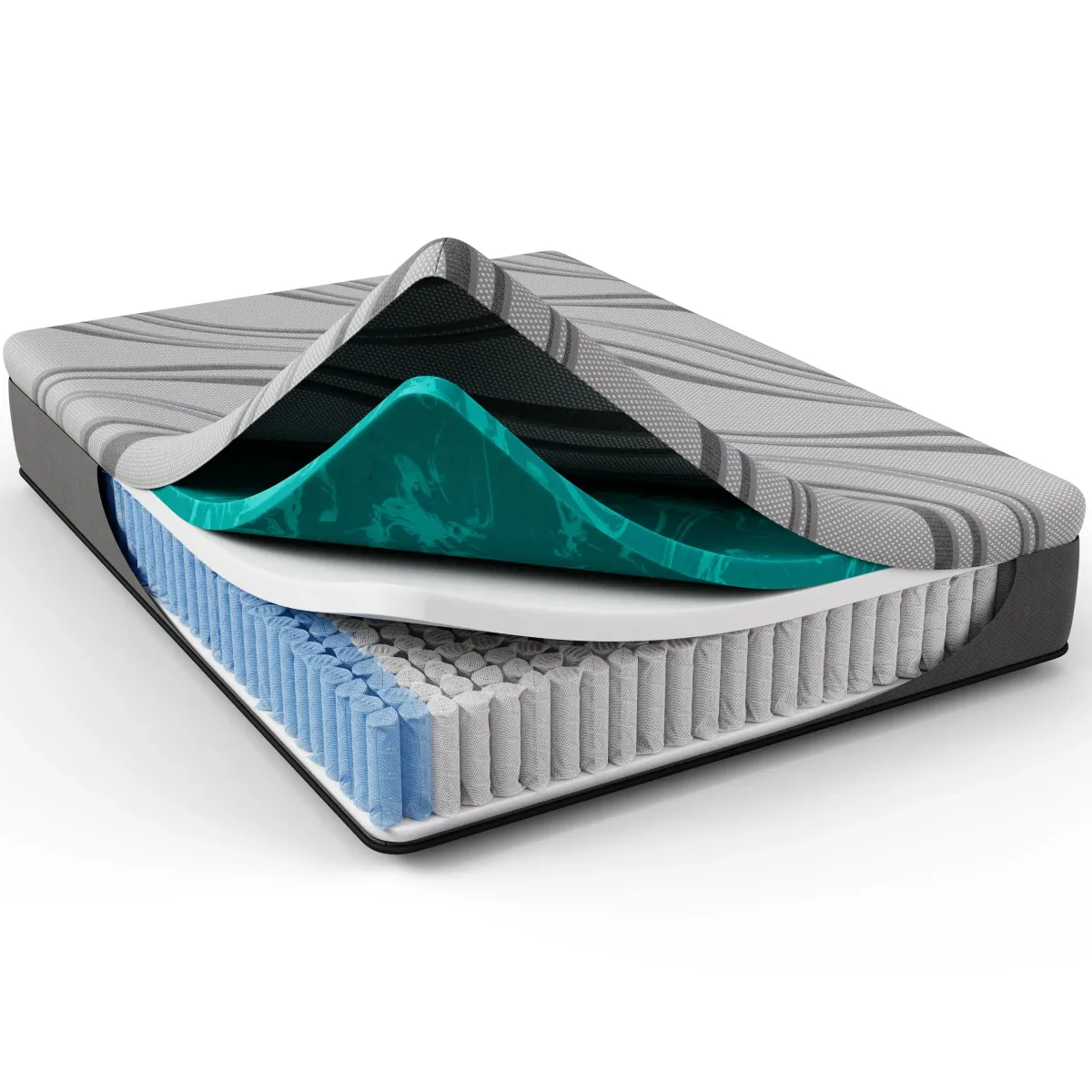 Bib Nl - 12" Pro Gel Hybrid Medium Mattress