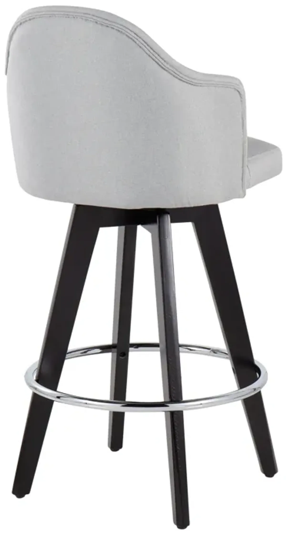 Ahoy - Contemporary Fixed Height Counter Stool With Round Footrest (Set of 2)