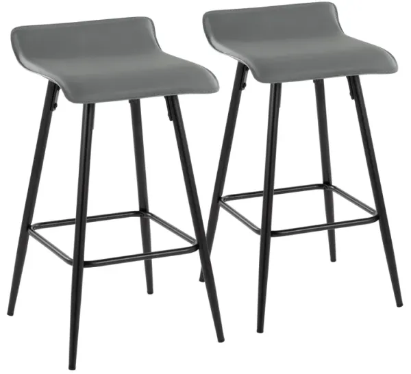 Ale - Contemporary Fixed Height Counter Stool (Set of 2)