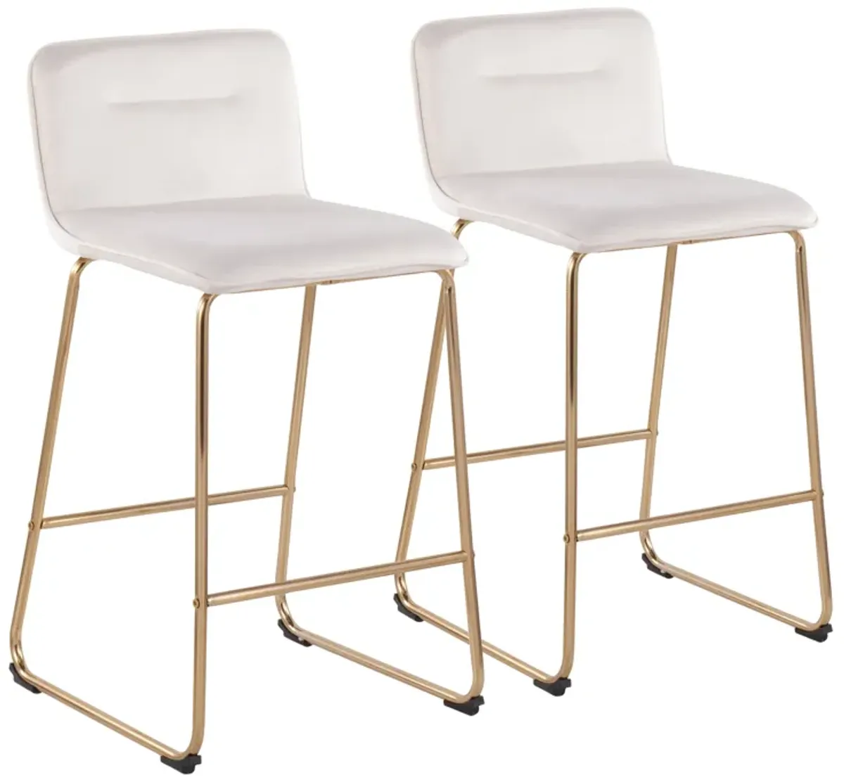 Casper - Fixed Height Contemporary Counter Stool (Set of 2)