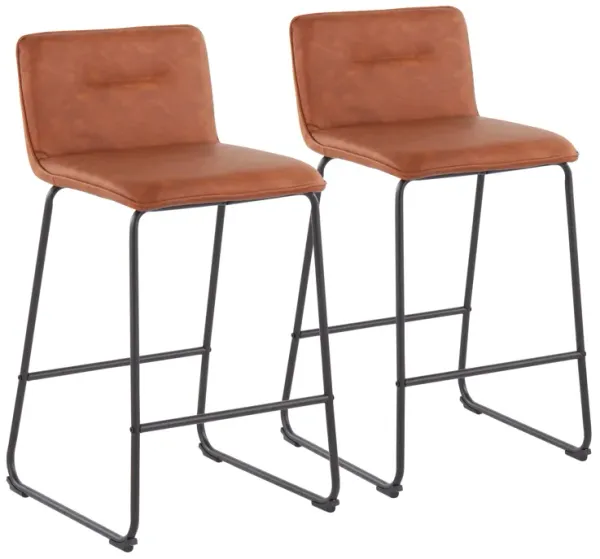 Casper - Fixed Height, Contemporary Counter Stool (Set of 2)