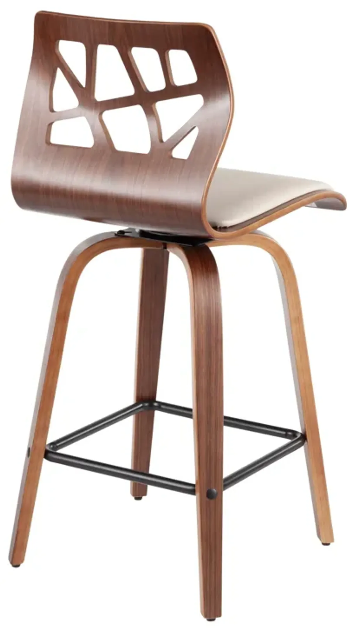 Folia - Mid Century Modern Counter Stool (Set of 2)