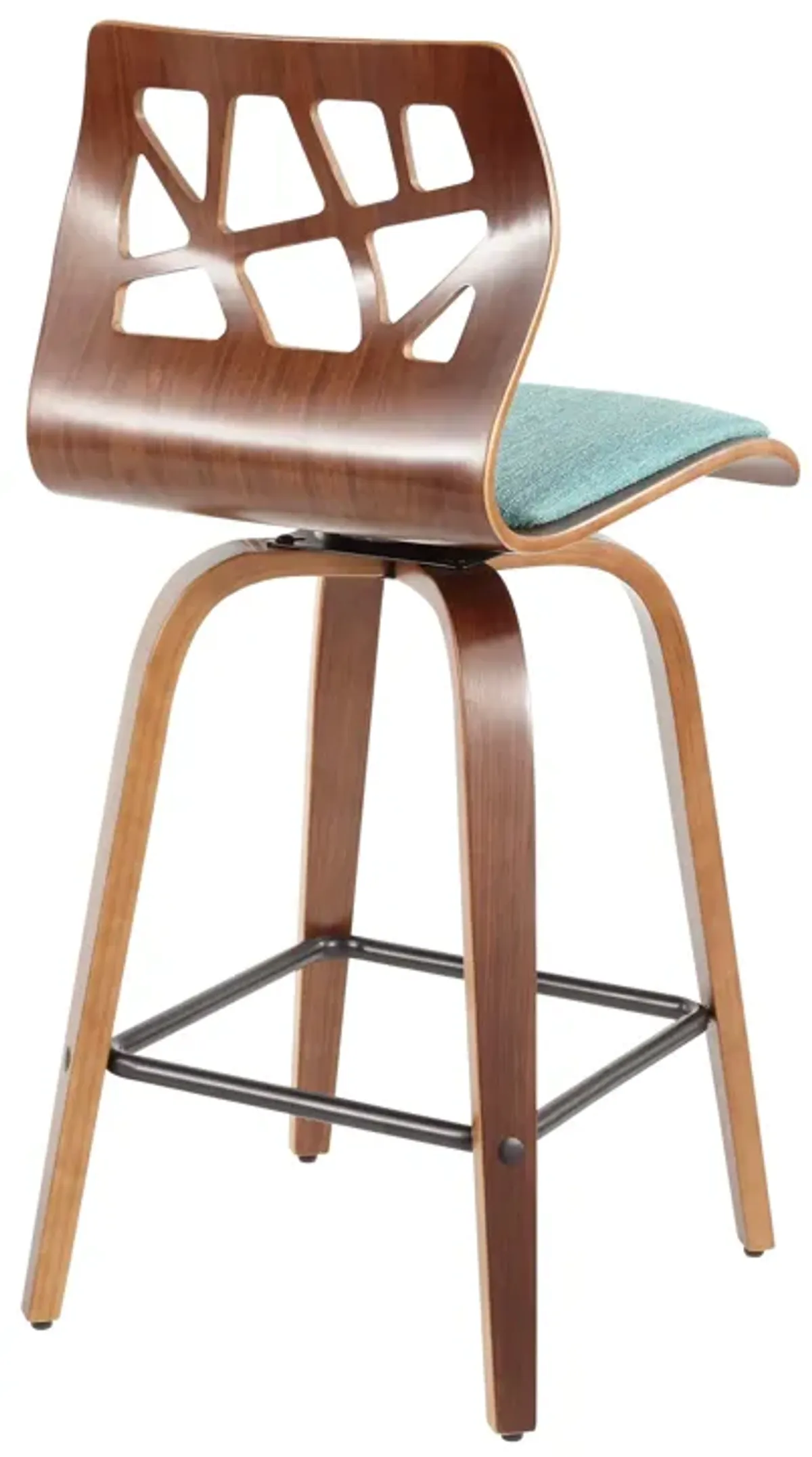 Folia - Mid Century Modern Counter Stool (Set of 2)