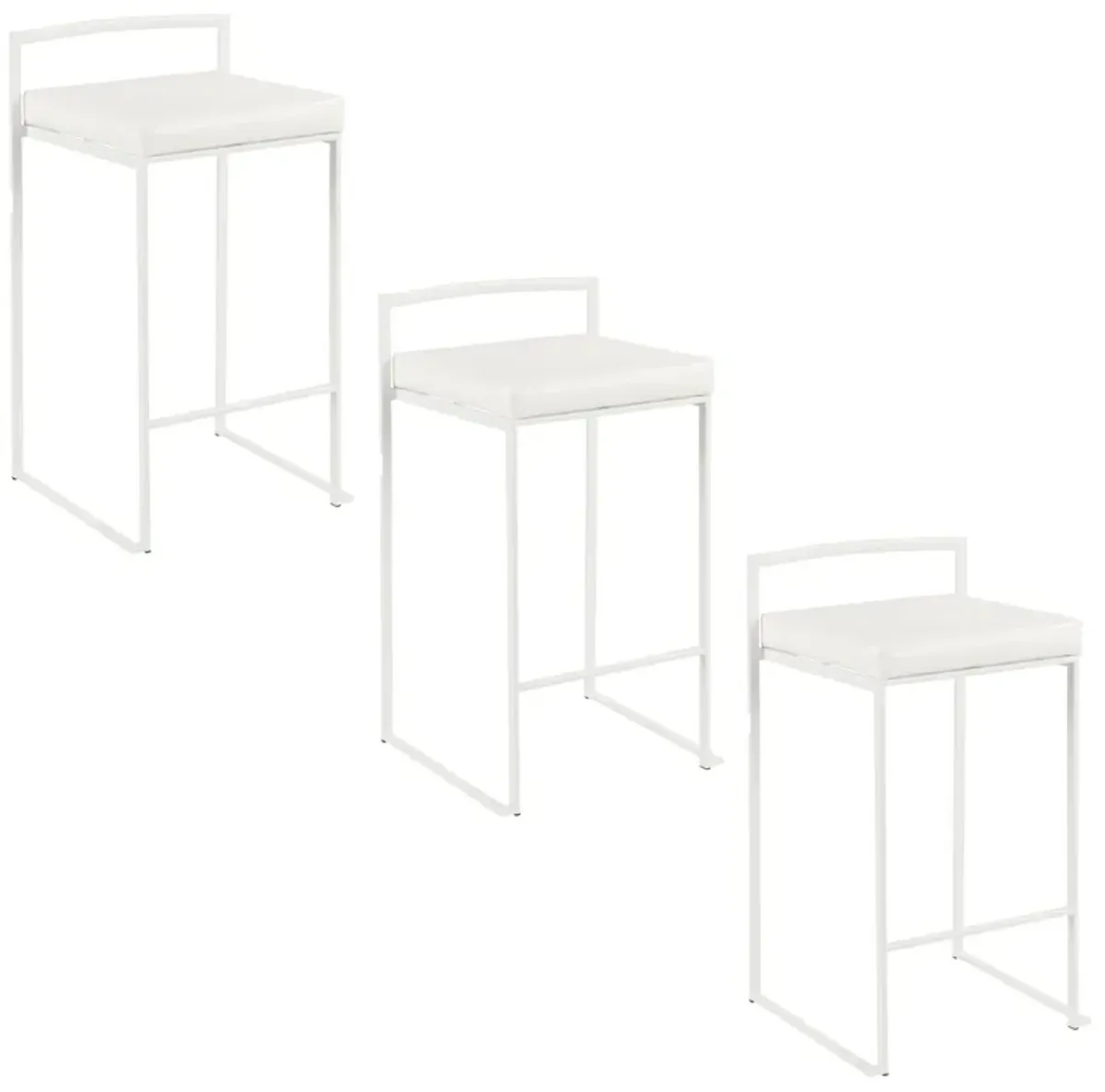 Fuji - Simple Elegance, Contemporary Stackable Counter Stool