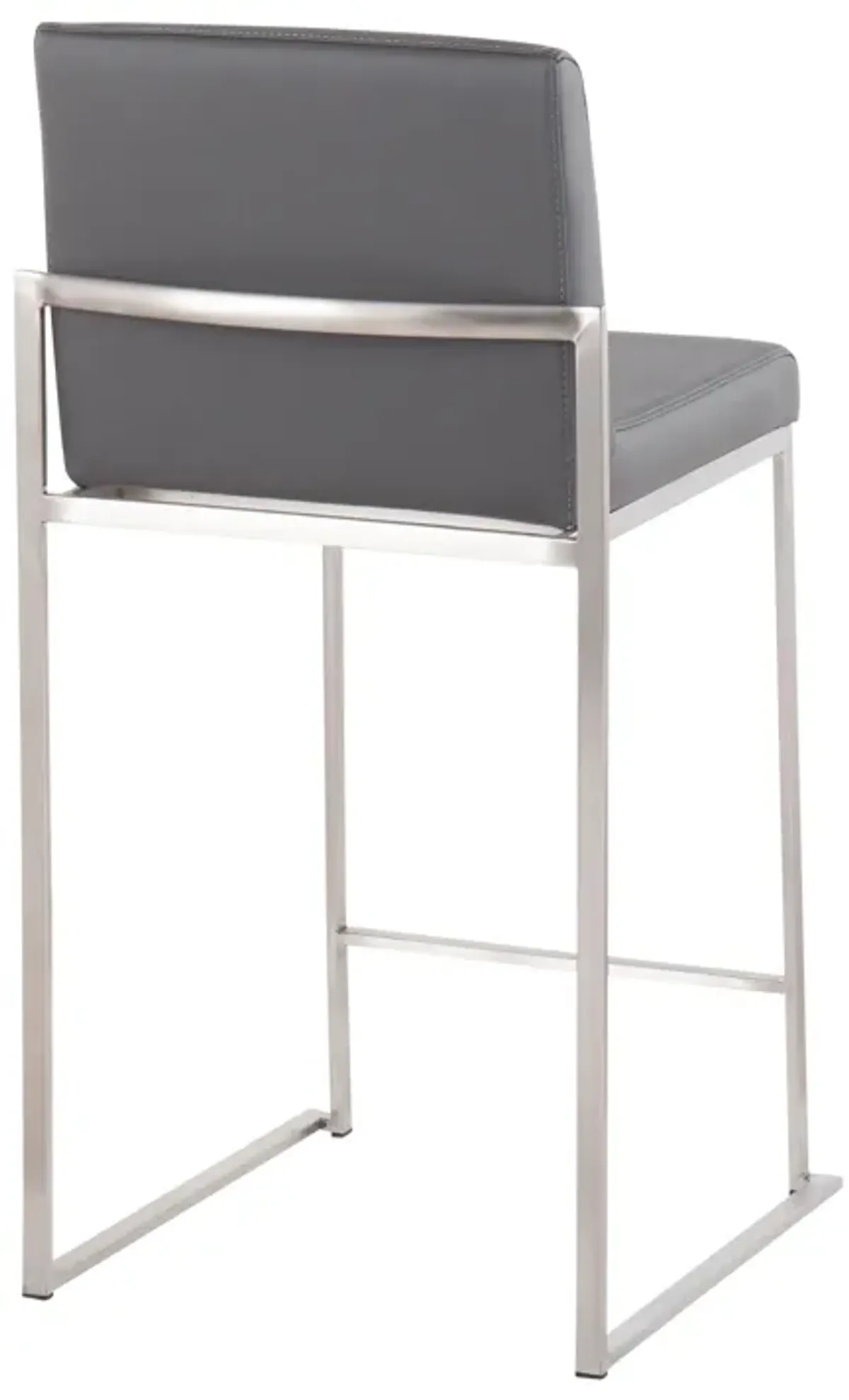 Fuji - Contemporary High Back Counter Stool, Functional Design