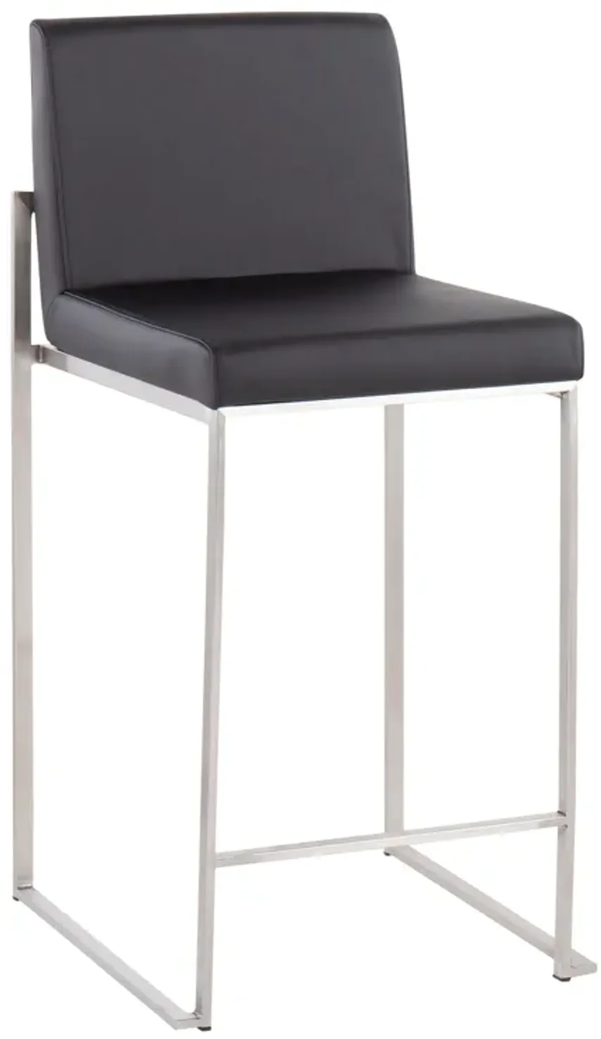 Fuji - Contemporary High Back Counter Stool, Functional Design