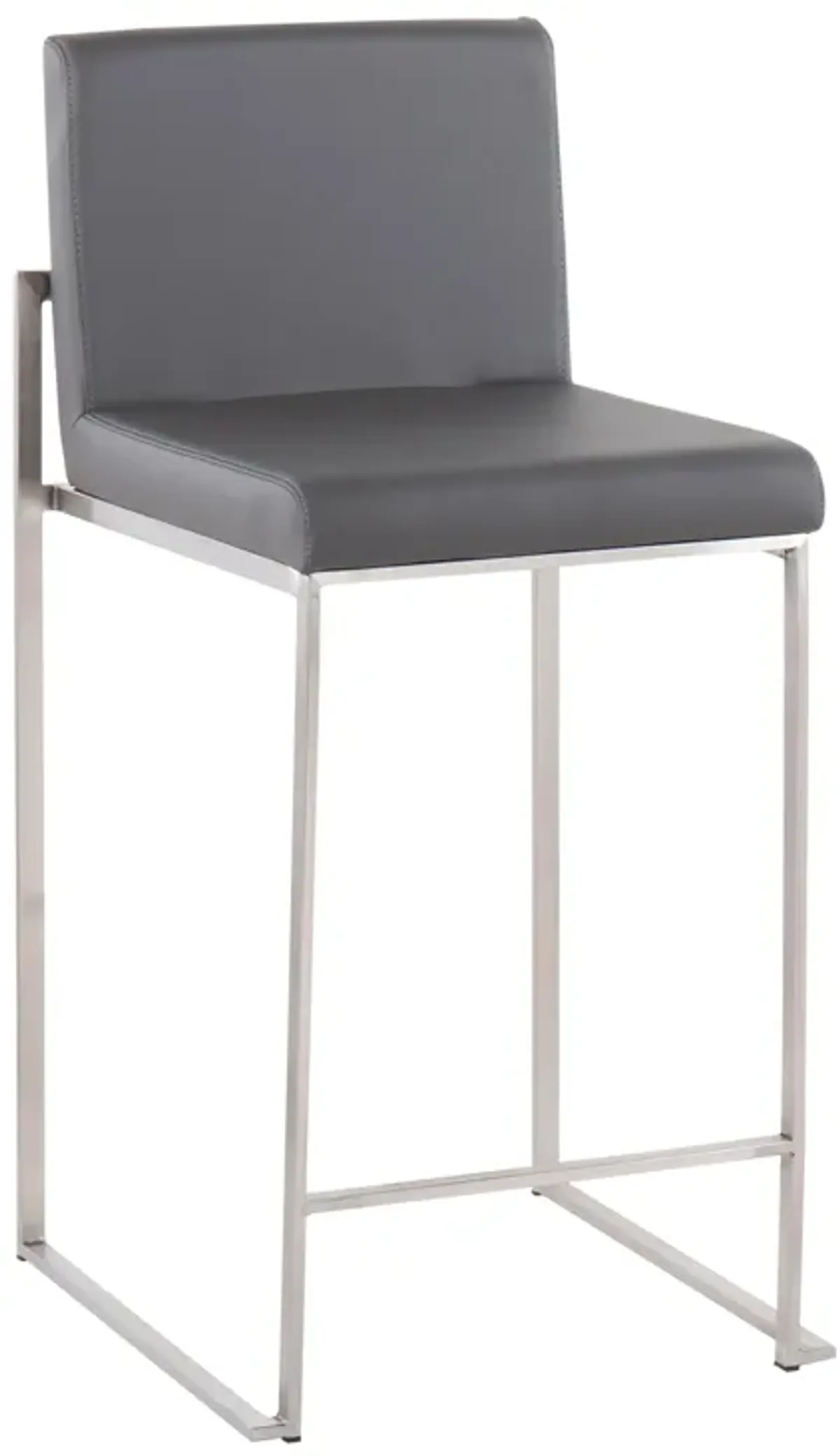 Fuji - Contemporary High Back Counter Stool, Functional Design