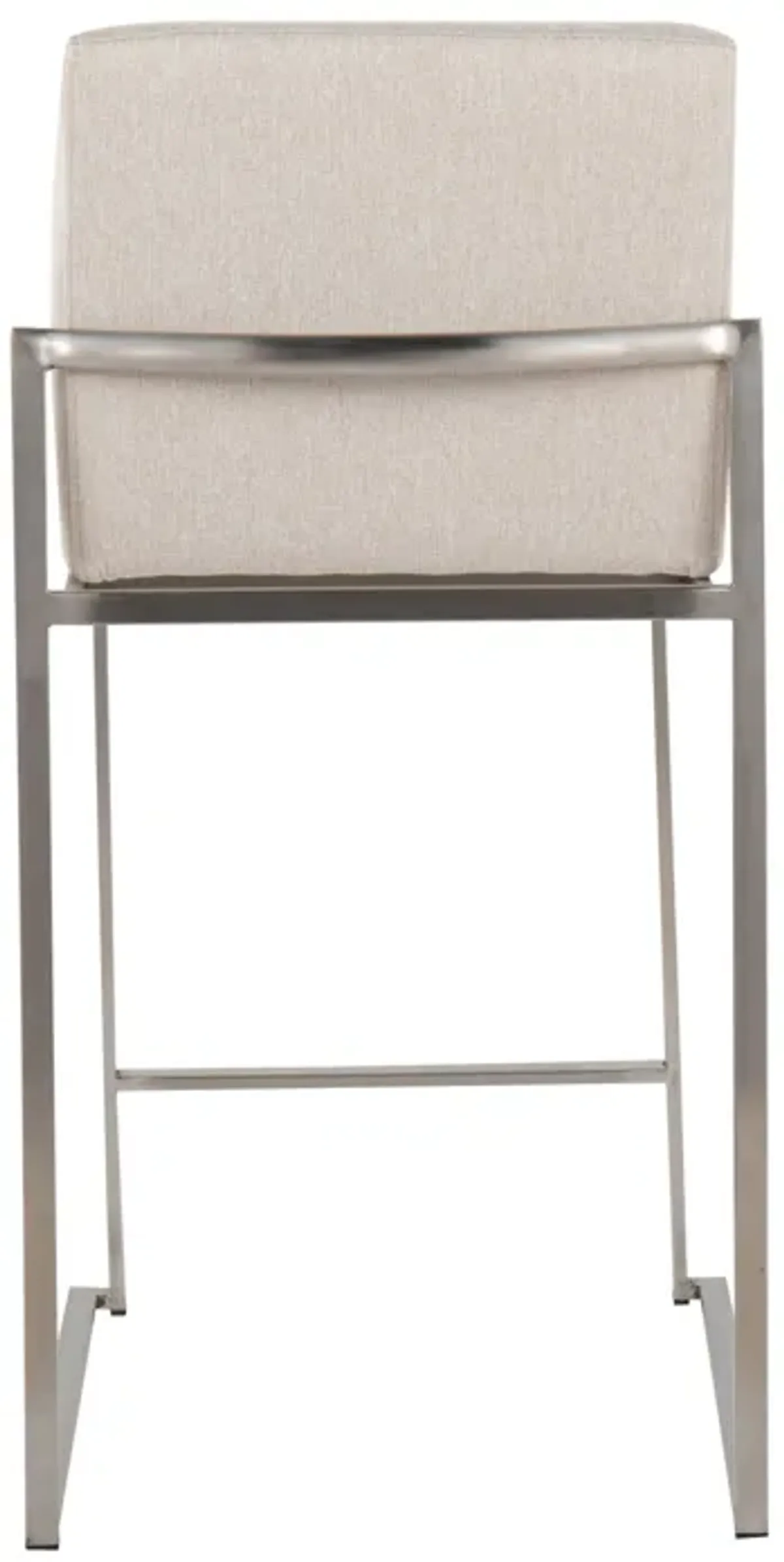 Fuji - Contemporary High Back Counter Stool, Functional Design