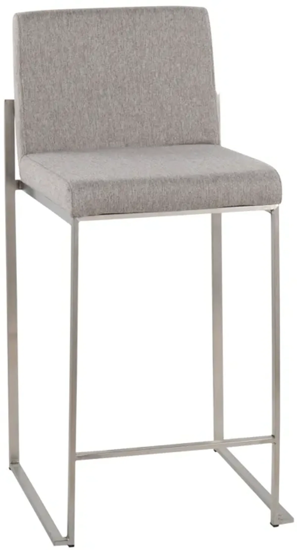 Fuji - Contemporary High Back Counter Stool, Functional Design