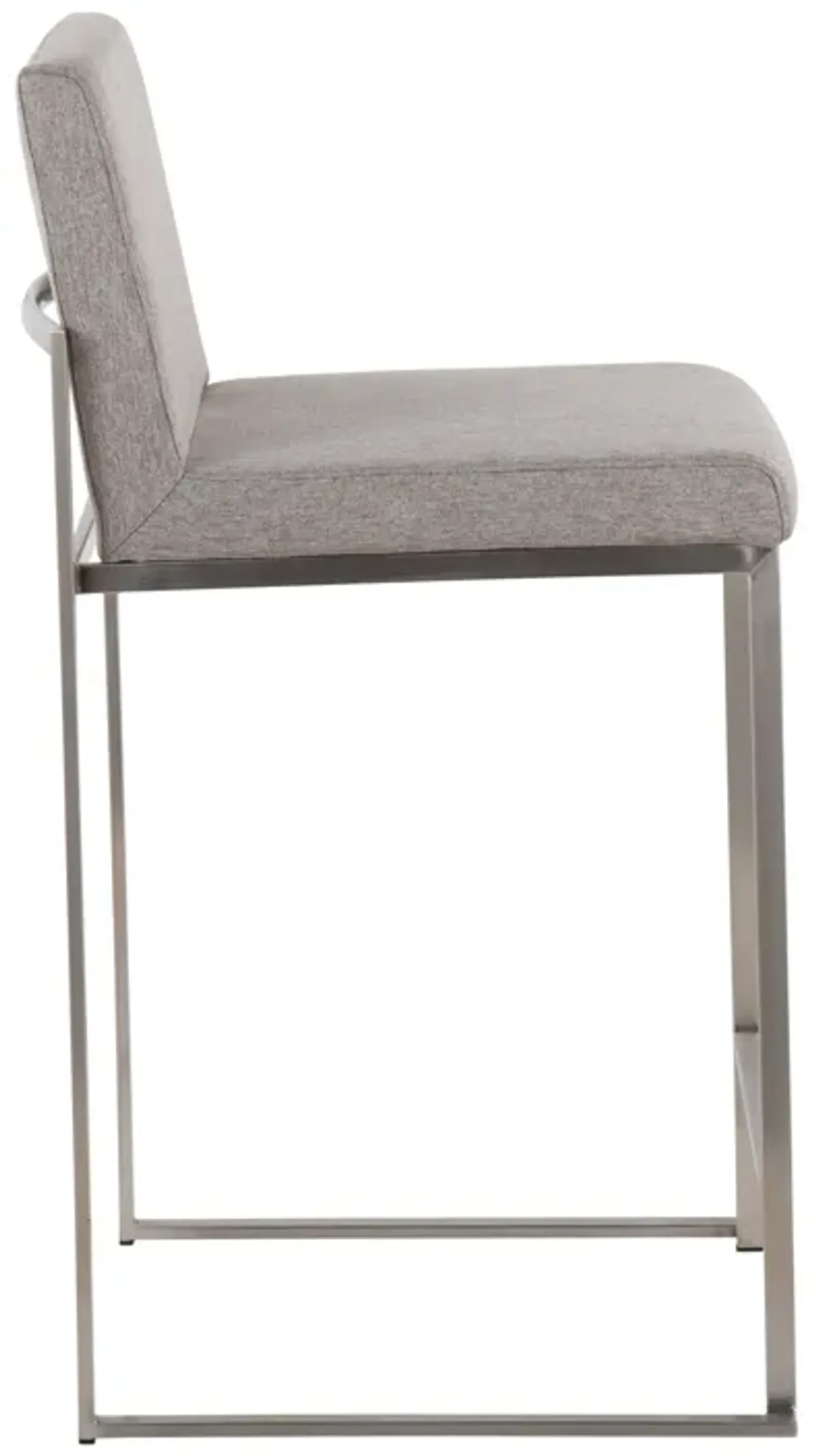 Fuji - Contemporary High Back Counter Stool, Functional Design