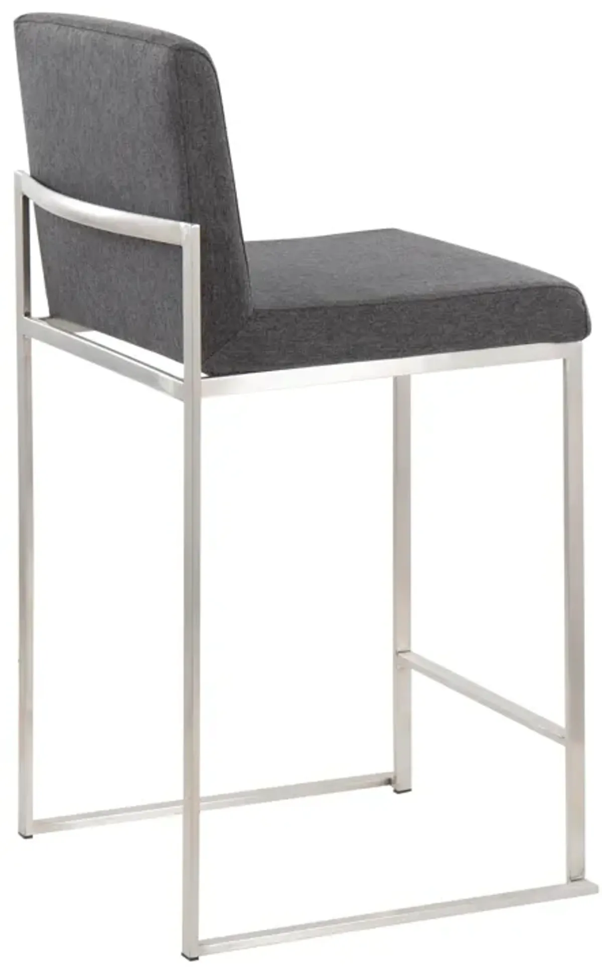 Fuji - Contemporary High Back Counter Stool, Functional Design