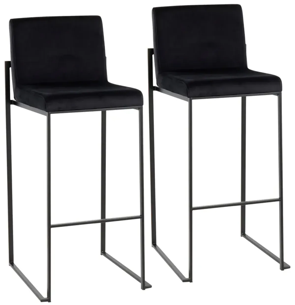 Fuji - Contemporary High Back Barstool Elegant Design