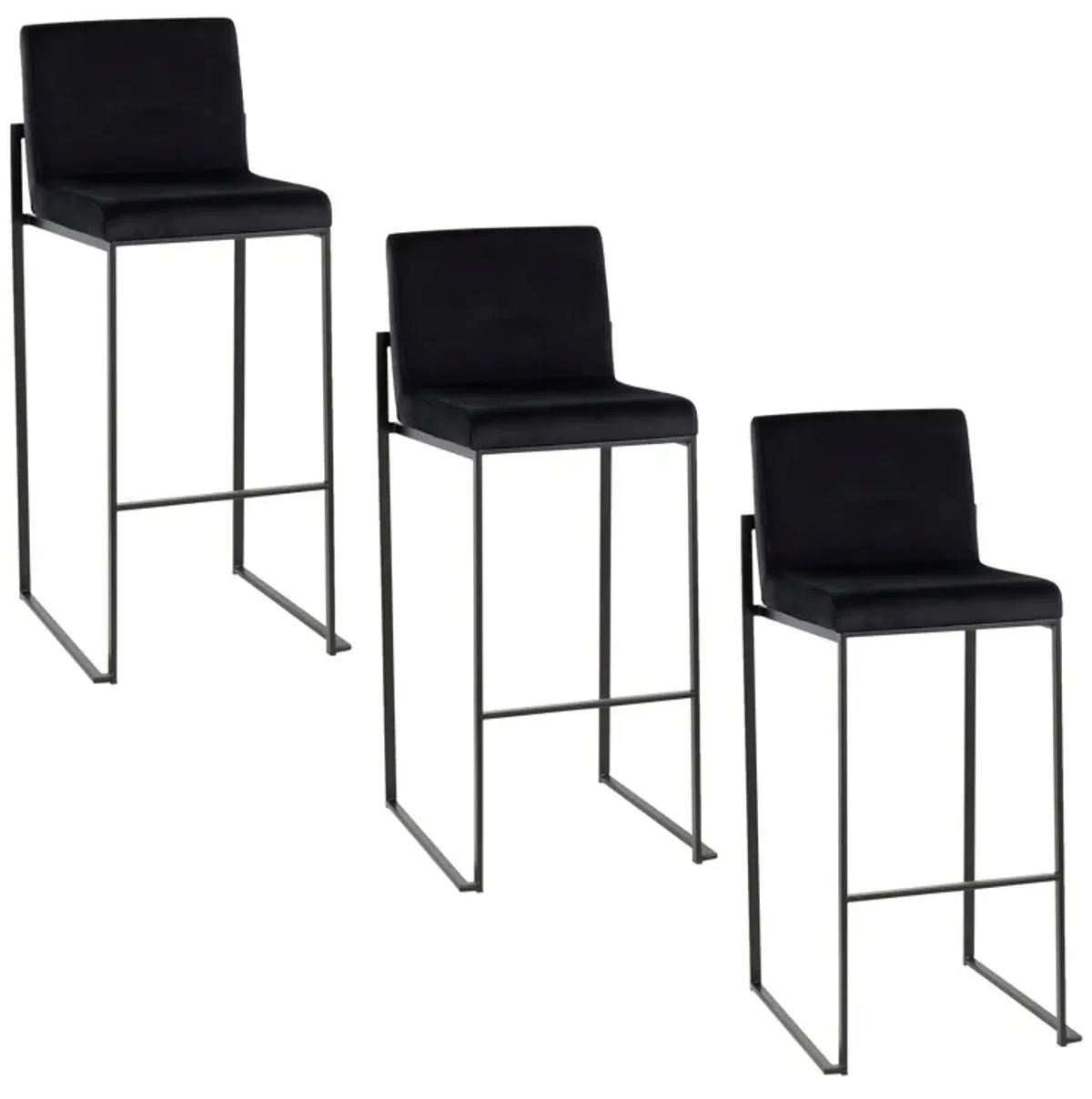 Fuji - Contemporary High Back Barstool Elegant Design