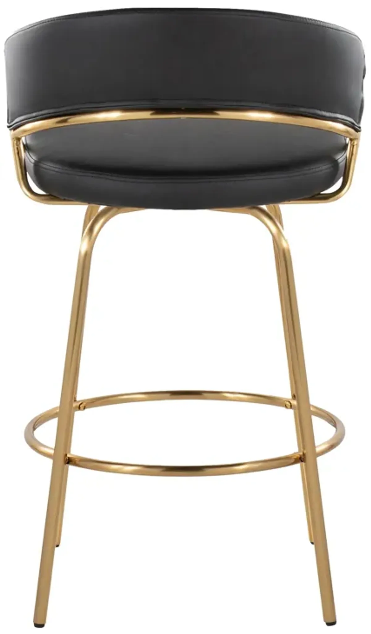 Jie - Glam Fixed Height Counter Stool (Set of 2)