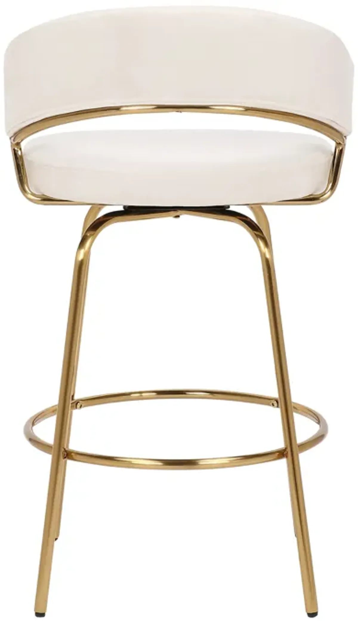 Jie - Glam Fixed Height Counter Stool (Set of 2)