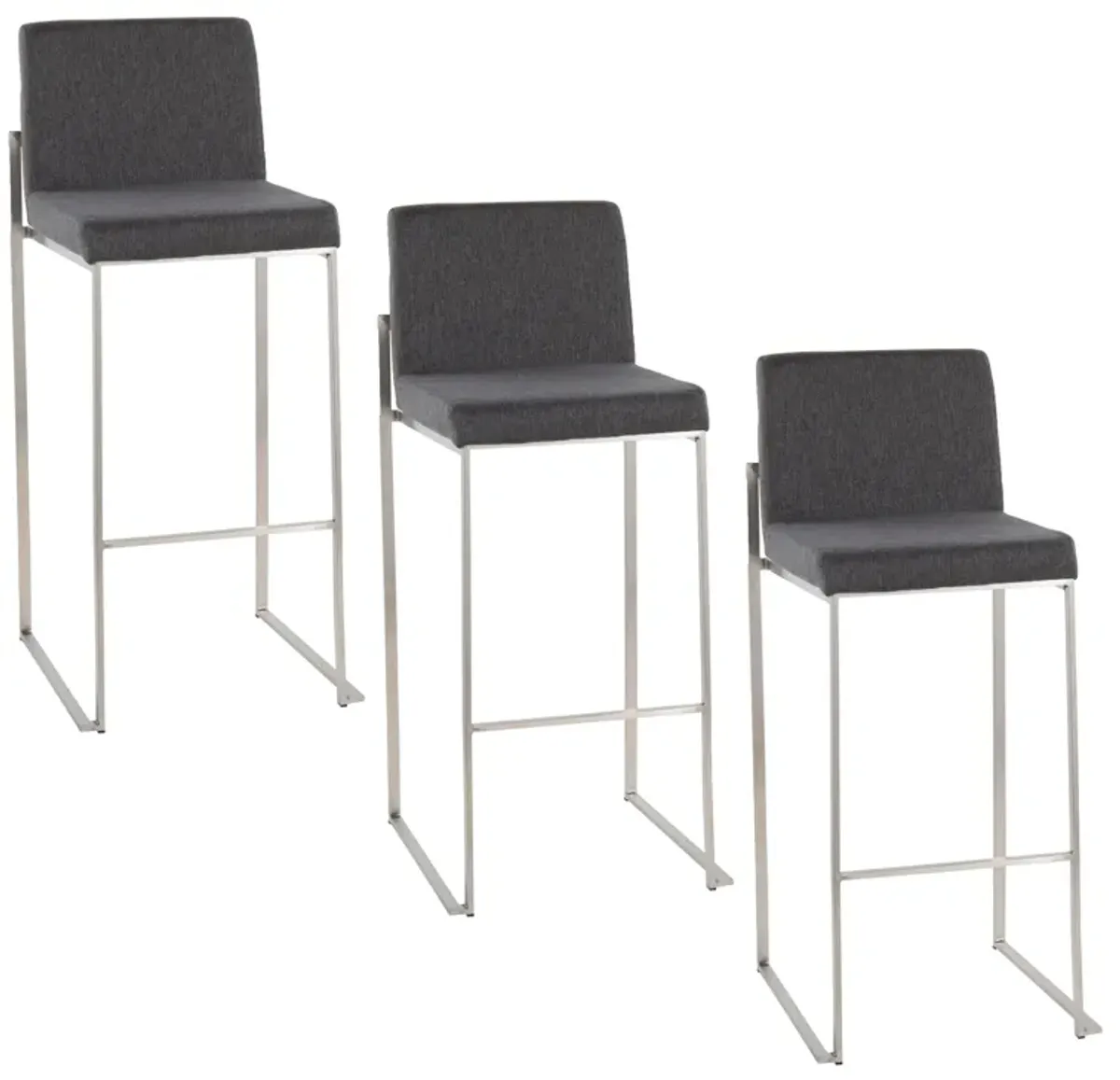 Fuji - Contemporary And Modern Elegance High Back Barstool