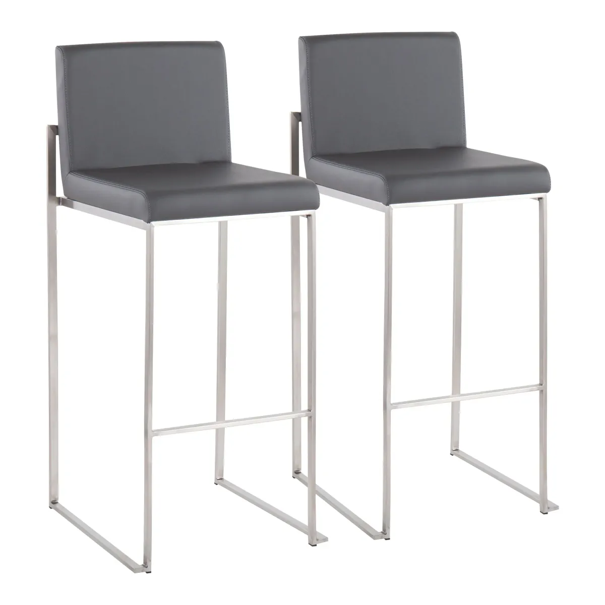 Fuji - Contemporary And Modern Elegance High Back Barstool