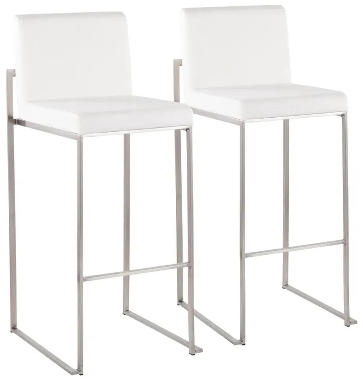 Fuji - Contemporary And Modern Elegance High Back Barstool