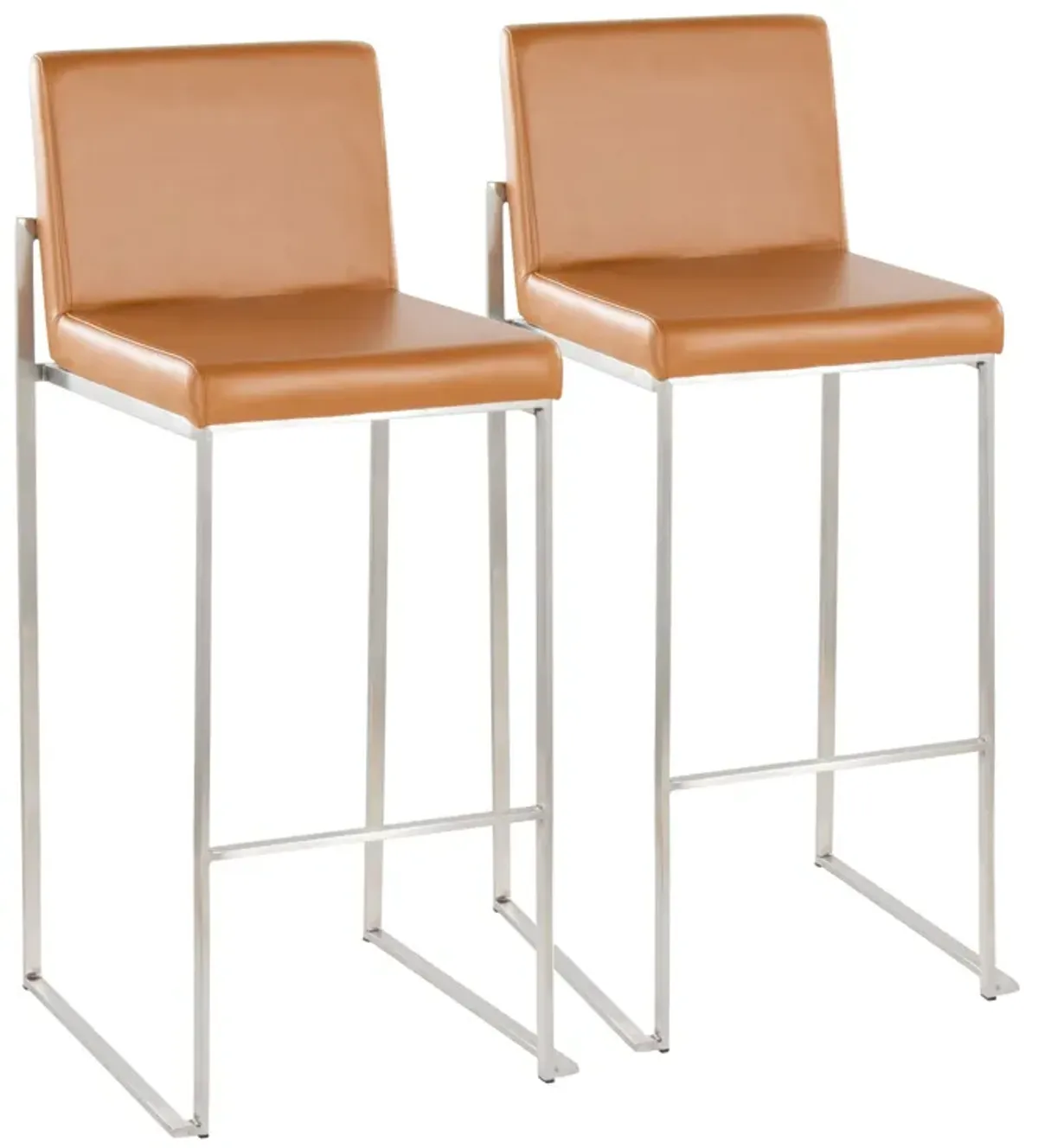 Fuji - Contemporary And Modern Elegance High Back Barstool