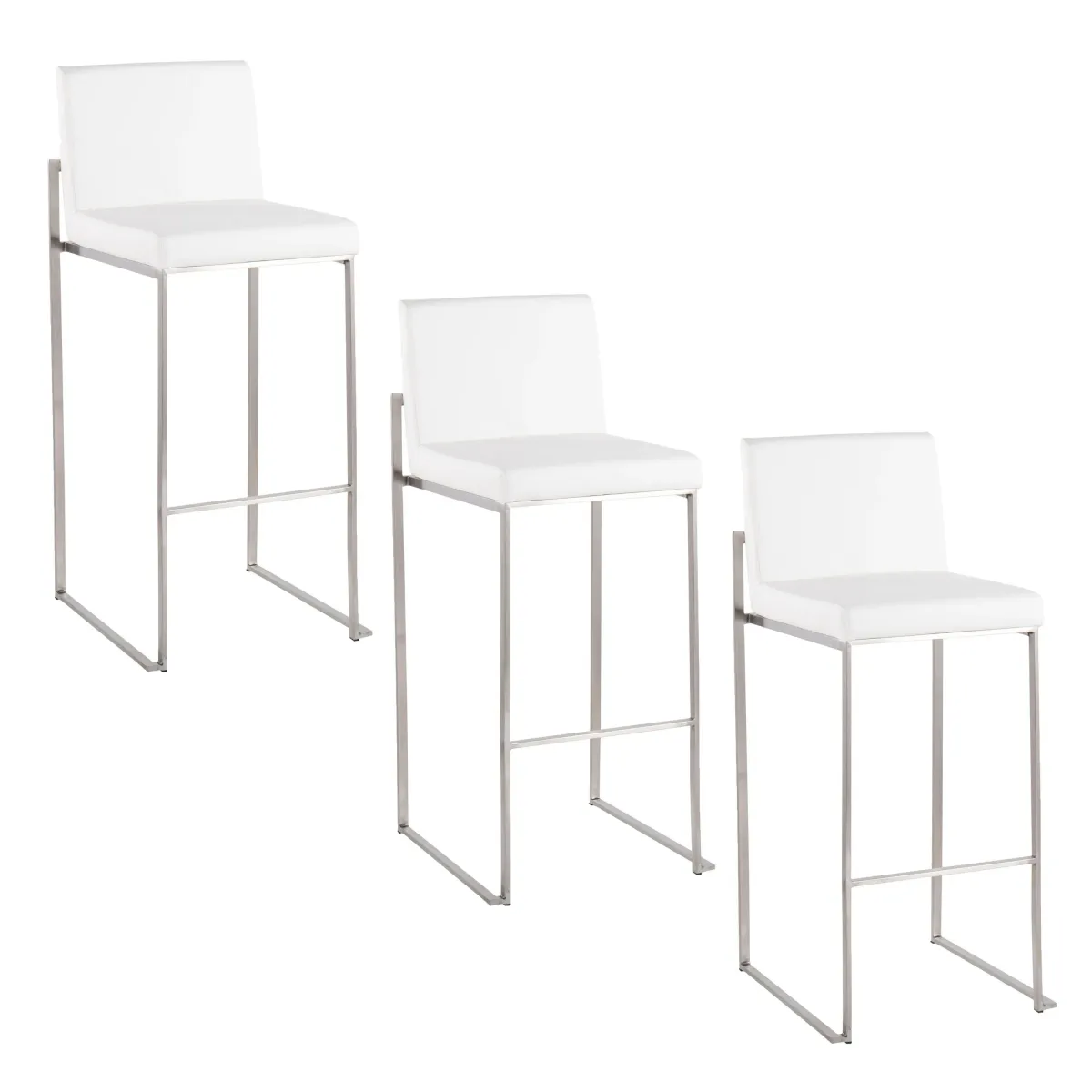 Fuji - Contemporary And Modern Elegance High Back Barstool