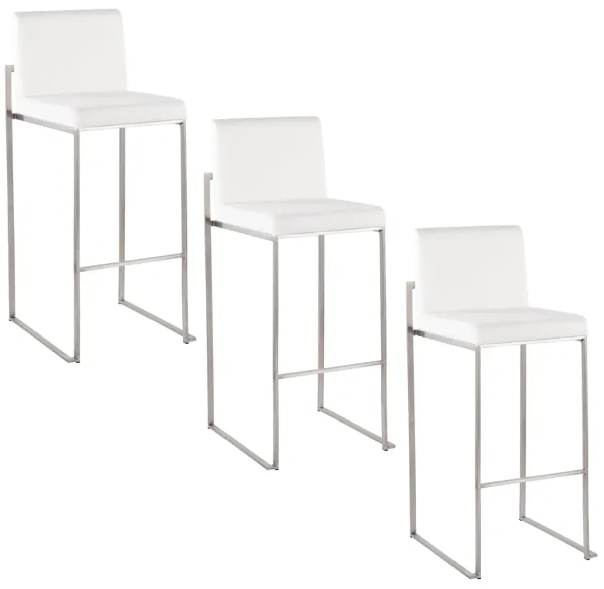 Fuji - Contemporary And Modern Elegance High Back Barstool