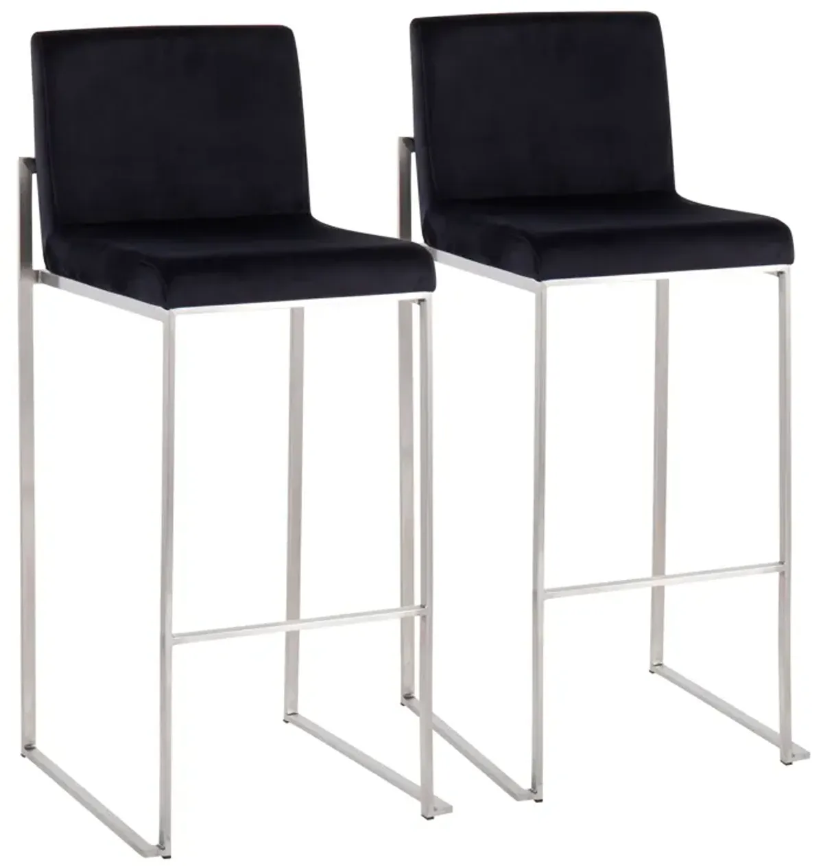 Fuji - Contemporary And Modern Elegance High Back Barstool