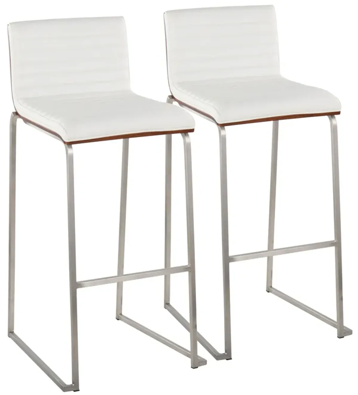 Mason Mara - Contemporary Fixed Height Barstool (Set of 2)