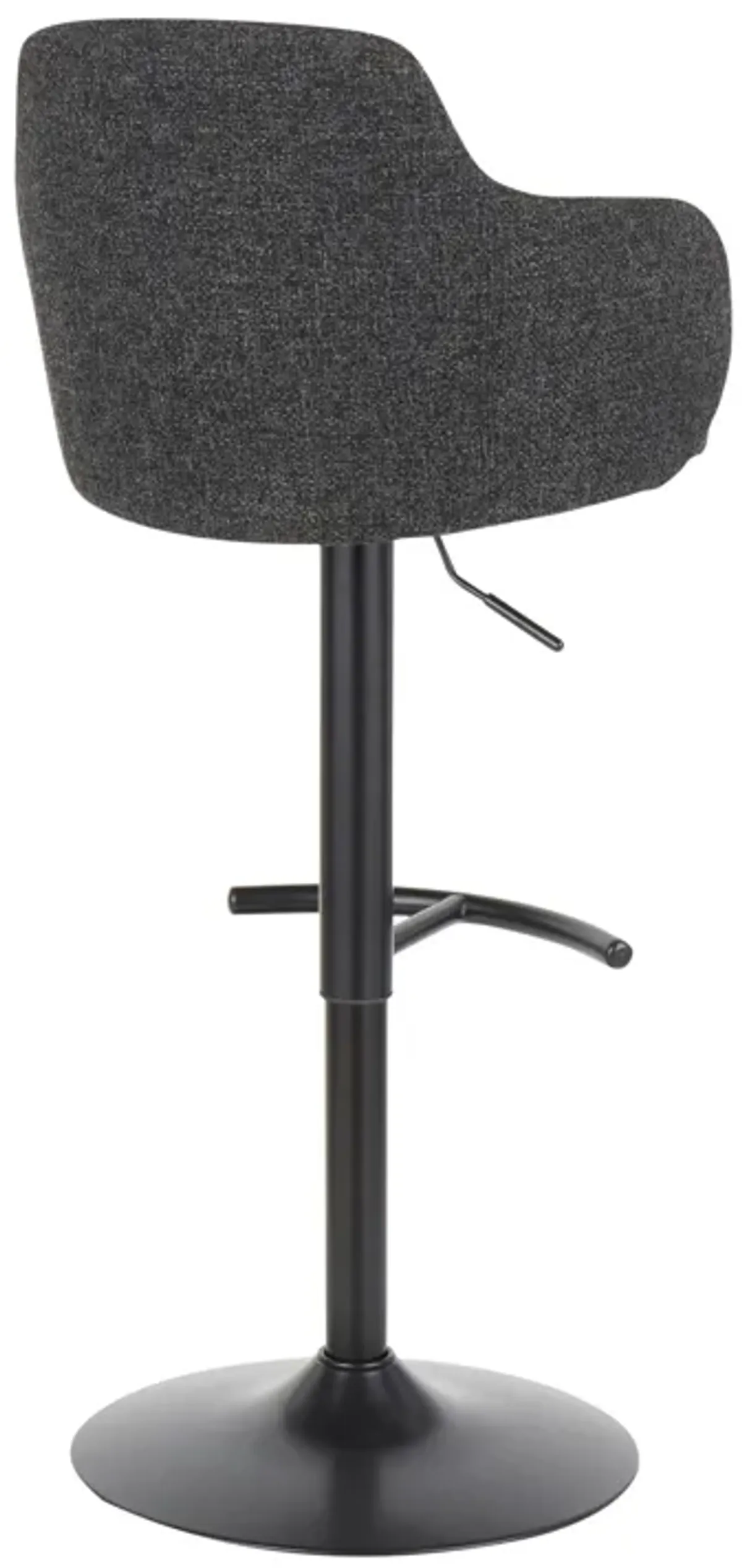 Boyne - Contemporary Adjustable Barstool With Swivel With Rounded T Footrest (Set of 2)