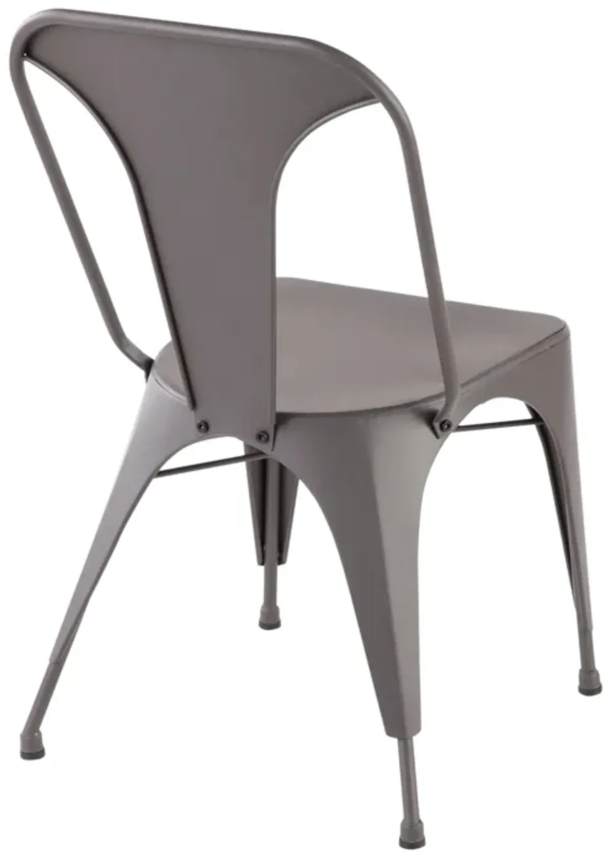 Austin - Industrial Dining Chair (Set of 2) - Matte Gray