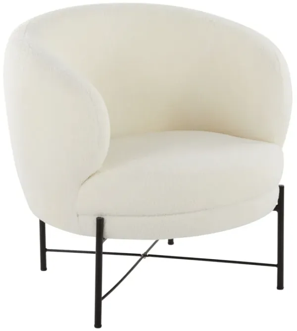 Chloe - Contemporary Chair - Black / White