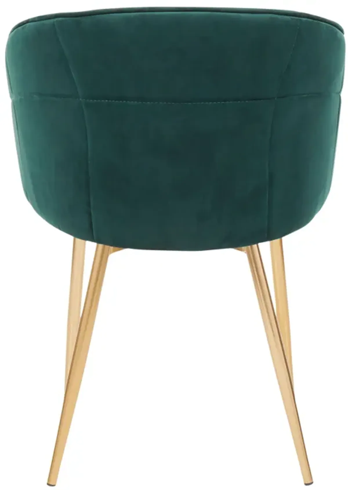 Lindsey - Contemporary Chair - Gold / Green