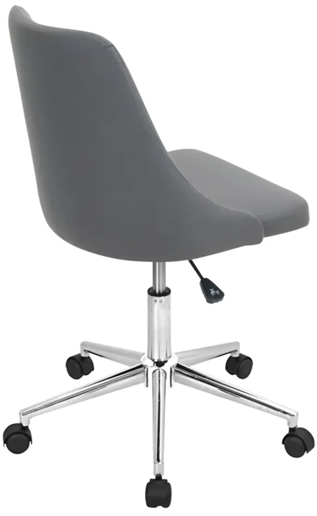 Marche - Contemporary Adjustable Office Chair With Swivel - Gray