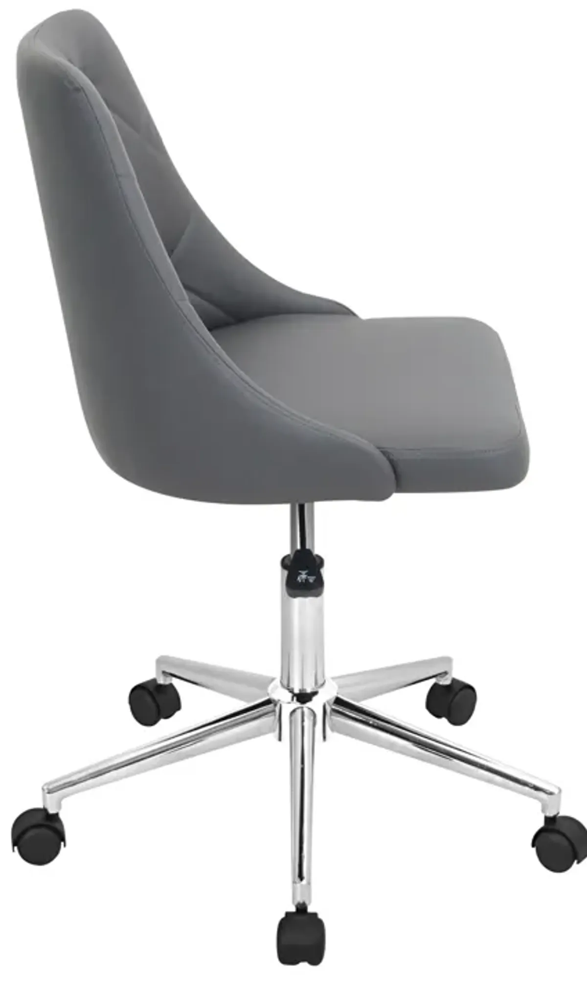 Marche - Contemporary Adjustable Office Chair With Swivel - Gray