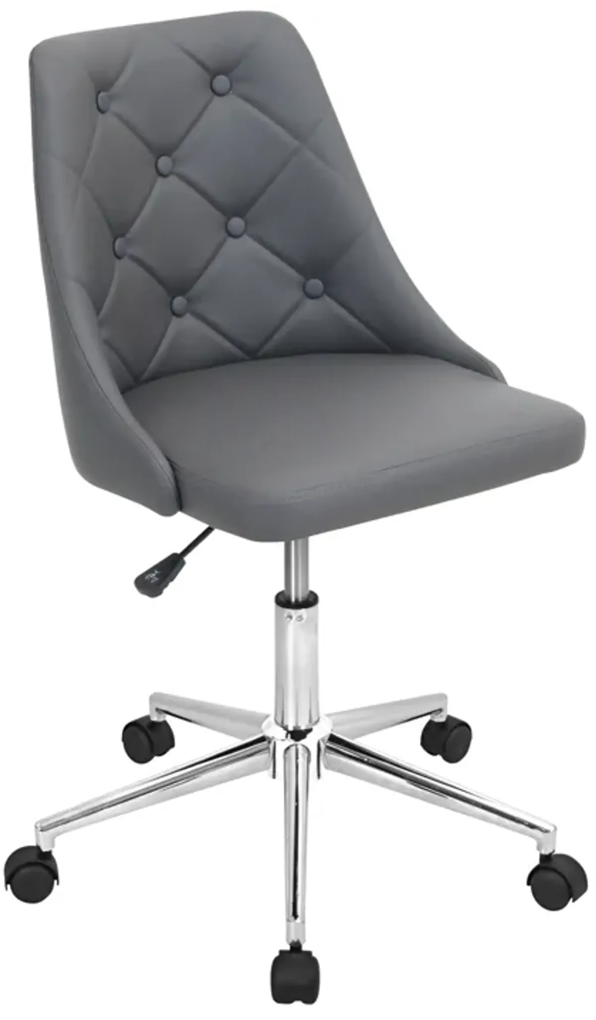 Marche - Contemporary Adjustable Office Chair With Swivel - Gray