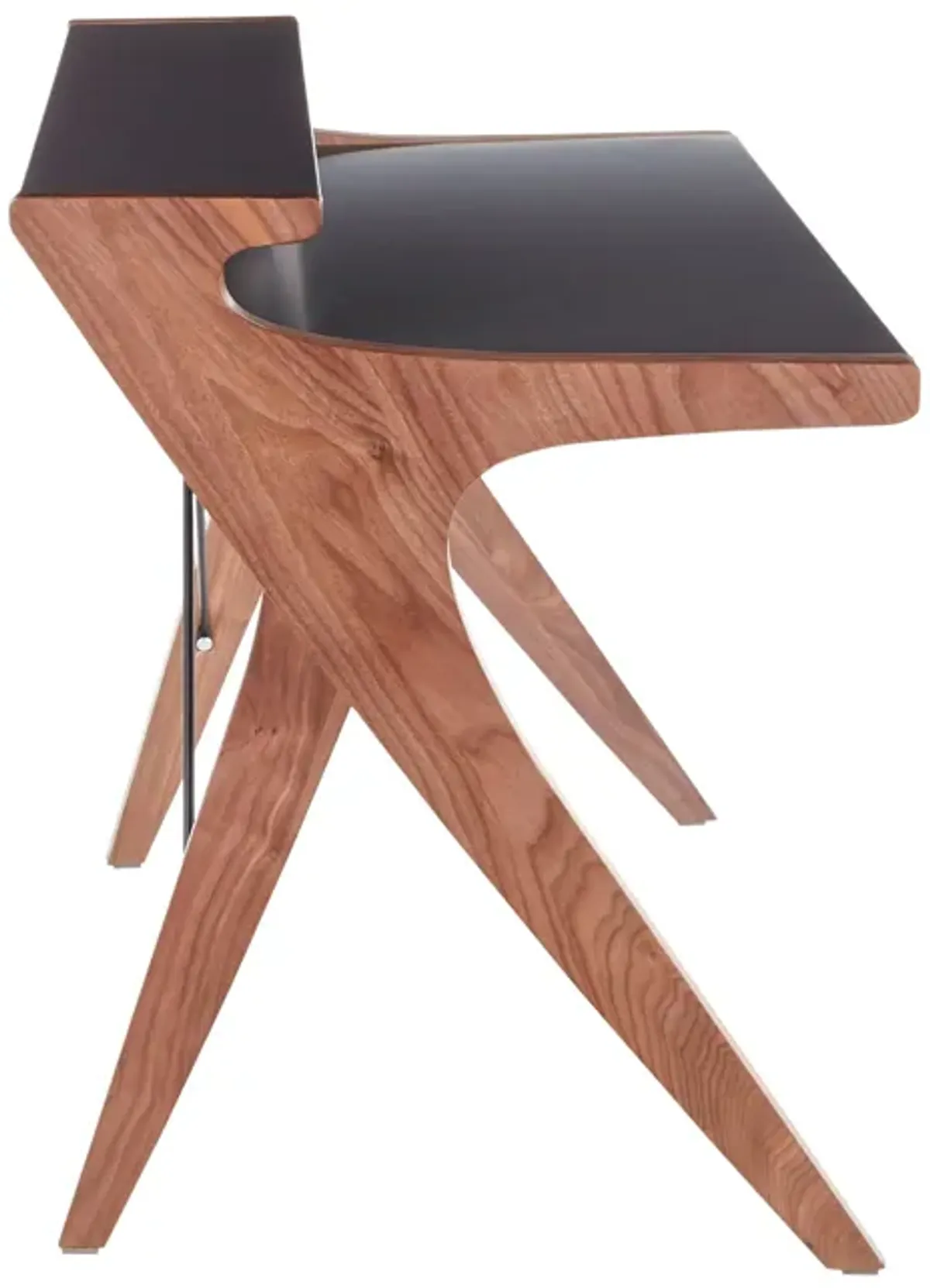 Archer - Contemporary Desk - Walnut / Gray