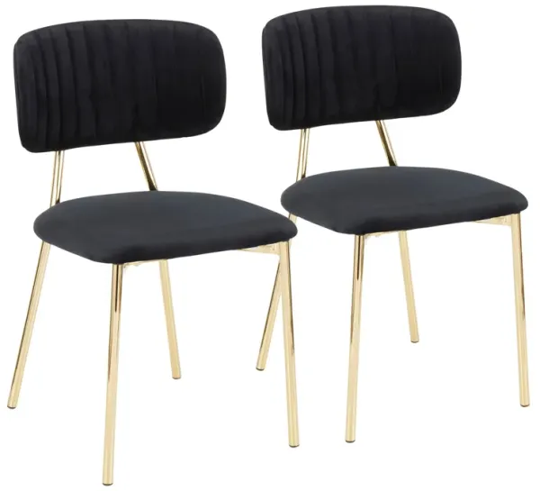 Bouton - Contemporary / Glam Chair (Set of 2)