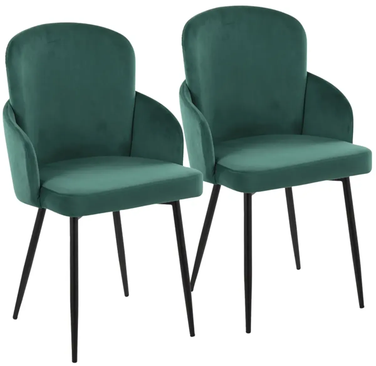 Dahlia - Contemporary Elegant Design Dining Chair (Set of 2)