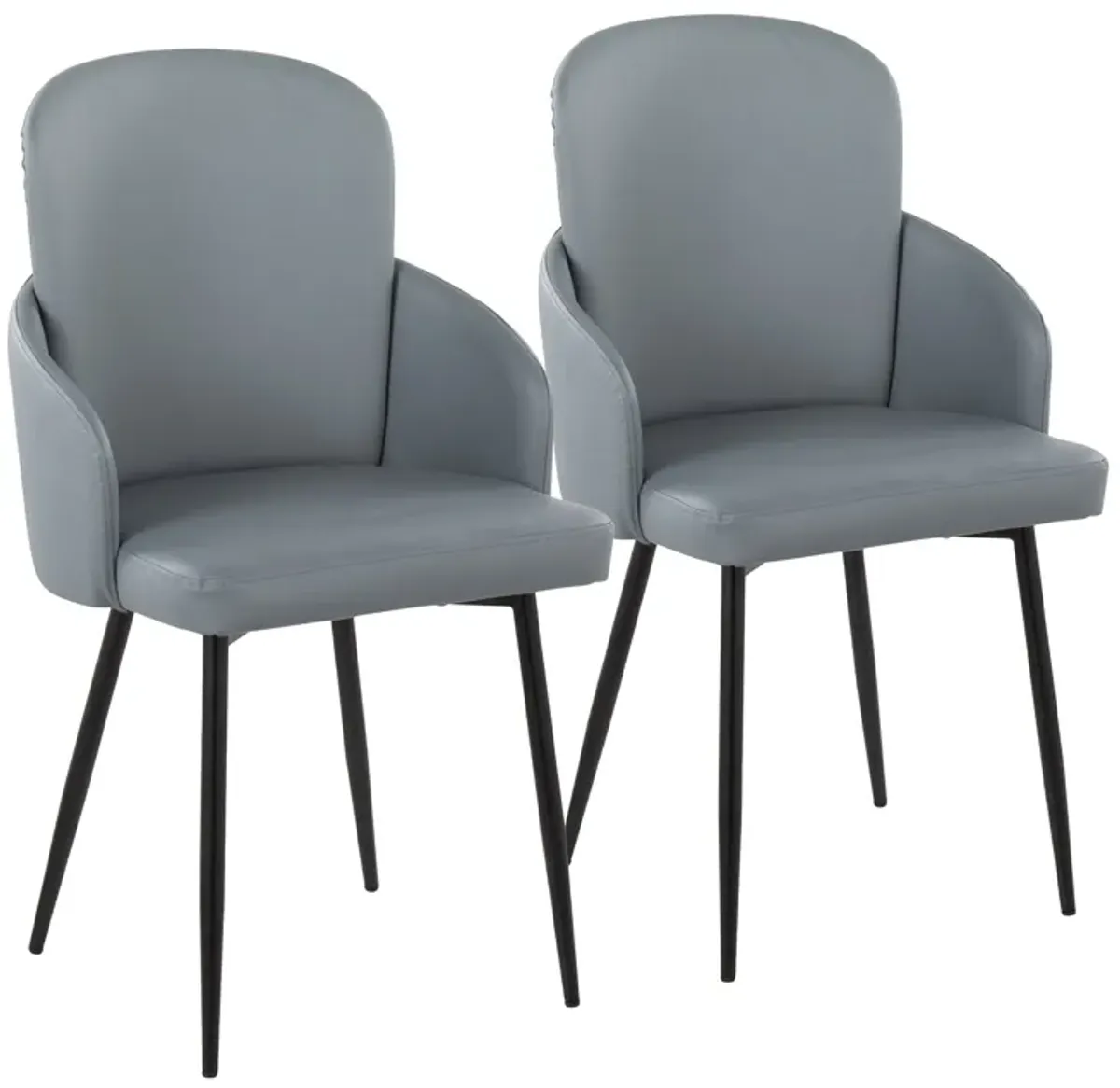 Dahlia - Contemporary Elegant Design Dining Chair (Set of 2)