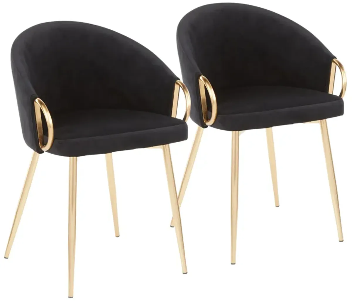 Claire - Contemporary / Glam Chair (Set of 2)