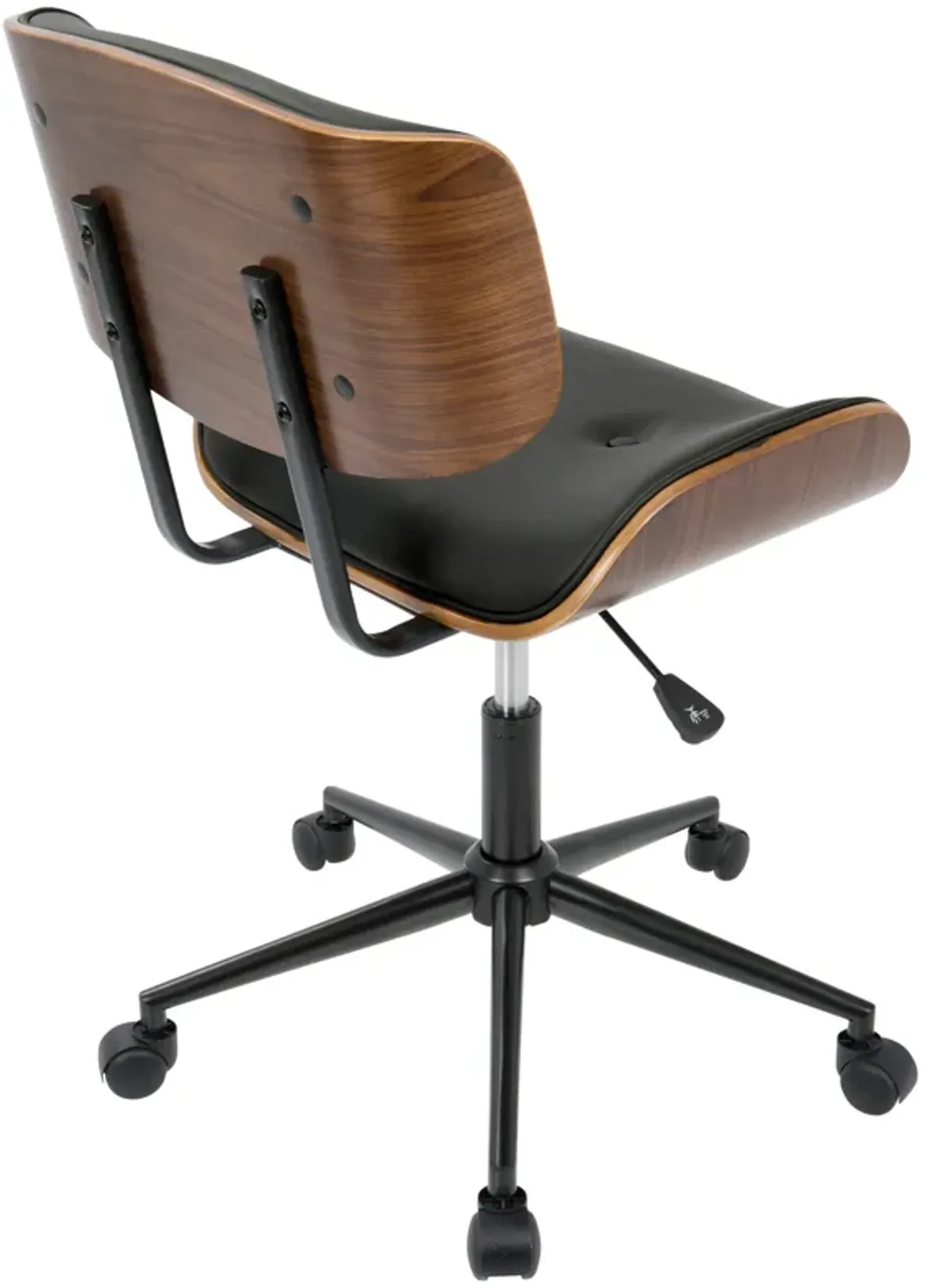 Lombardi - Mid Century Modern Adjustable Office Chair With Swivel