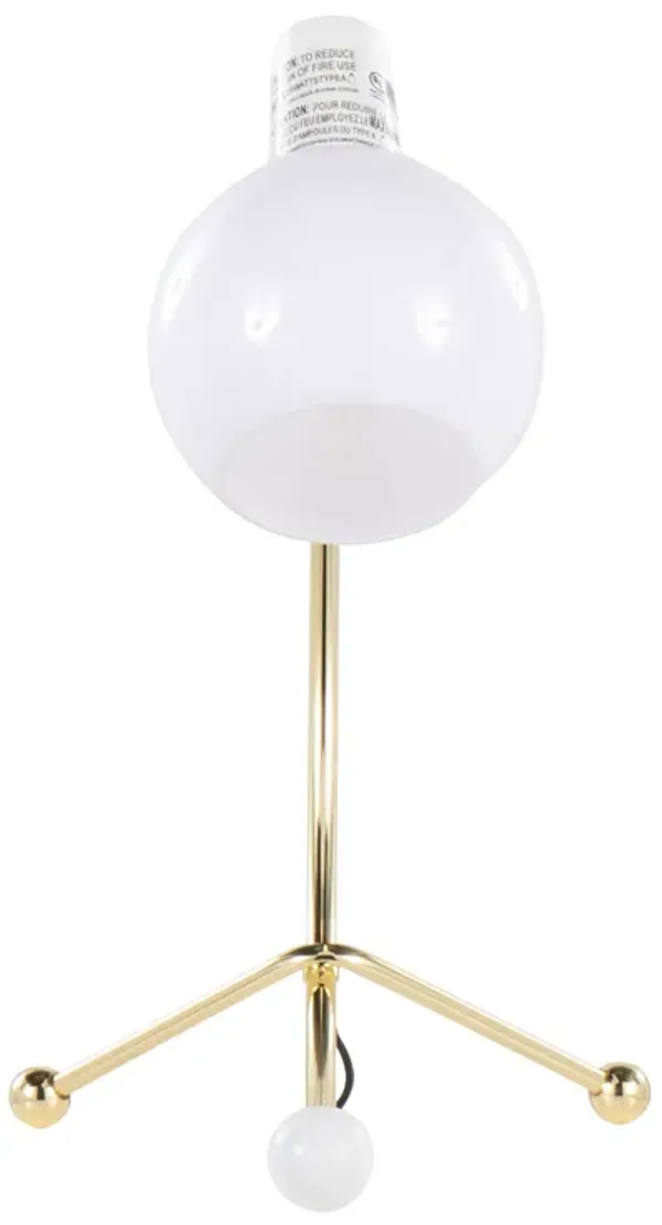 Eileen - Contemporary Task Lamp - Gold / White