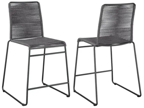 Jerome - Woven Rope Metal Chair (Set of 2)