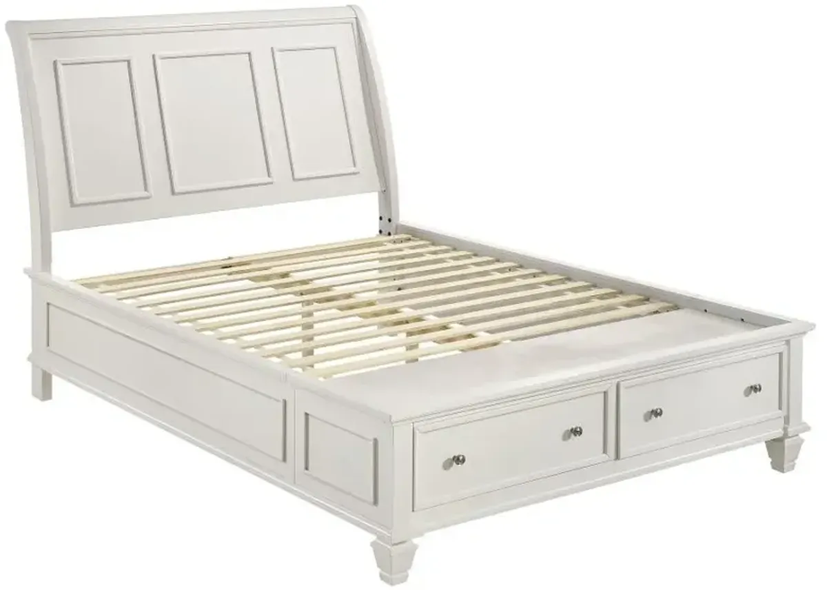 Sandy Beach - Storage Sleigh Bed