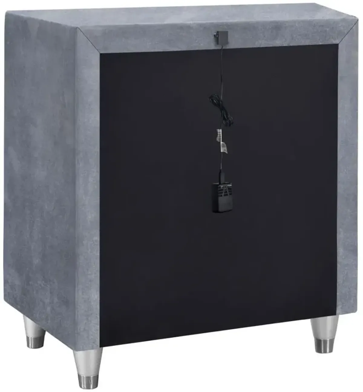 Antonella - Upholstered 3-Drawer Nightstand