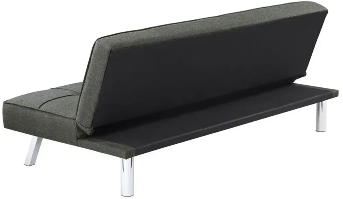 Joel - Upholstered Tufted Convertible Sofa Bed